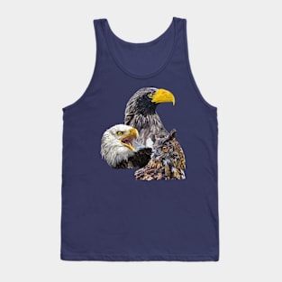 Pigargos and Owl Tank Top